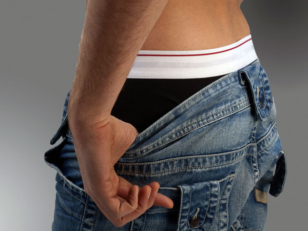 Black underwear